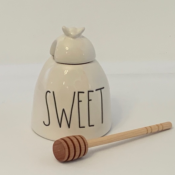 Rae Dunn Other - Rae Dunn SWEET Honey Pot w/ Wooden Honey Dipper